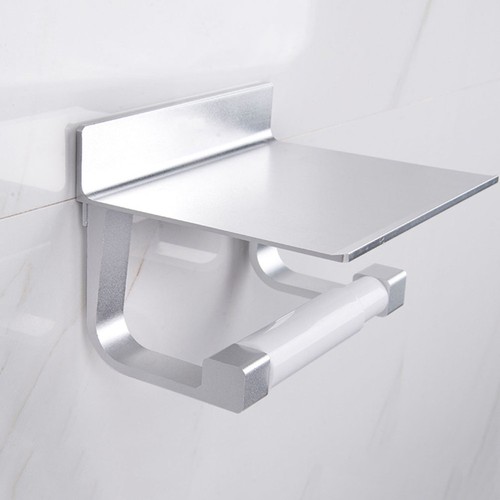 No Punch Paper Towel Holder Bathroom Stand Napkins Organizer Rack - Picture 6 of 12