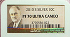 2010 S ROOSEVELT SILVER 10c / DIME 'NGC Perfect PF70 Ultra Cameo'        #5598nv — photo 8