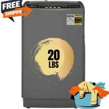 Portable Washing Machines 20Lbs Full-Automatic Washer with 10 Washing Programs