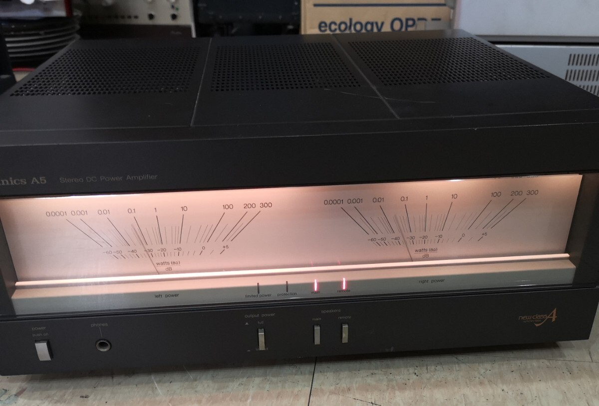Technics SE-A5 Stereo Power Amplifier AC100V 50Hz/60Hz Linear