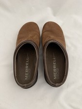 MERRELL Clogs Slip On Leather Shoes Womens Size 7