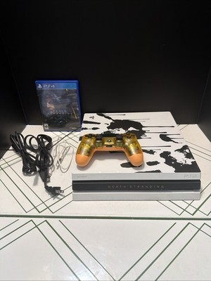 Sony PS4 Pro Death Stranding Limited Edition Console CUH-7215b Game Controller