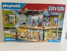 Playmobil City Life 71327 Schule Schulgeb&auml;ude, Geb&auml;ude-Set mit 282 Teilen B Ware