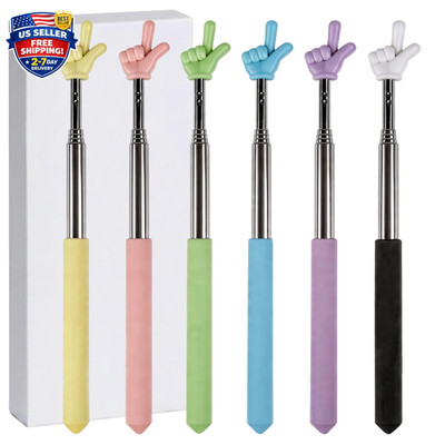 6PCS Pointer Finger Stick, Extendable Finger Pointer Stick, Teacher Pointer for