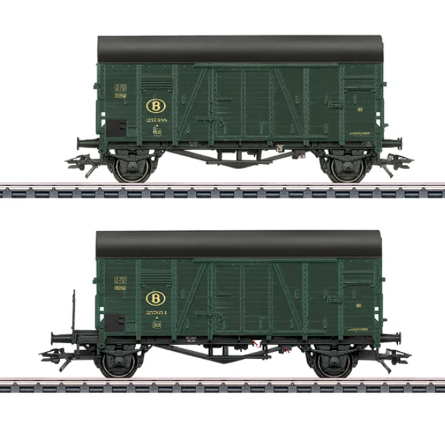 Marklin 48832 Belgian State Railways (SNCB) B CARGO set of 2 box cars - Image 3 of 3