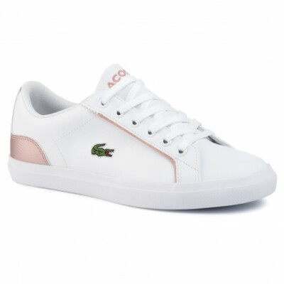 lacoste lerond white womens