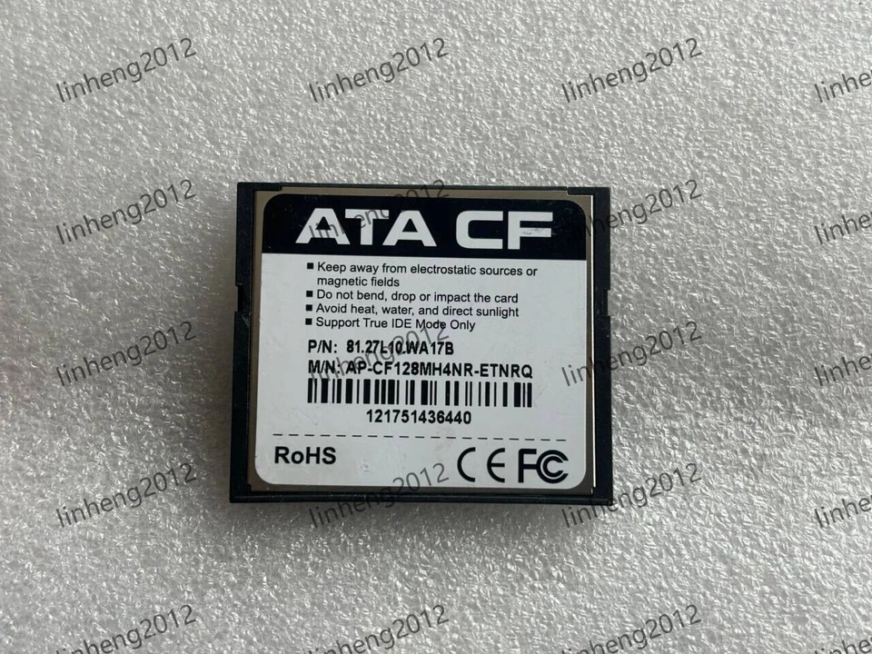 Apacer 128MB CF Memory card   EXTENED TEMPERATURE CF Card - Image 2 of 2