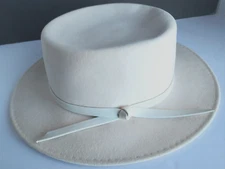 Vintage Womens Wool Hat Sears Millinery Ritz Henry Pollak Size 22 With Tags