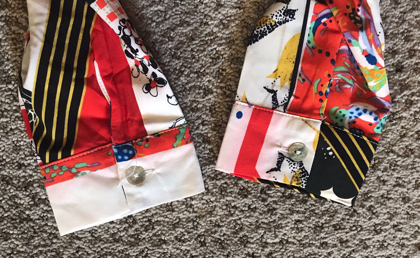 So Vogue Women’s Button-Up Collared Patterned Shi… - image 11