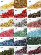 Miyuki Round Rocailles 11/0 Seed Beads - 20grs Bag Various colors - PS33