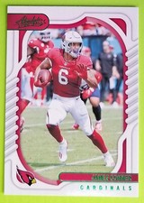 2022 Absolute James Conner GREEN FOIL Parallel Arizona Cardinals #9