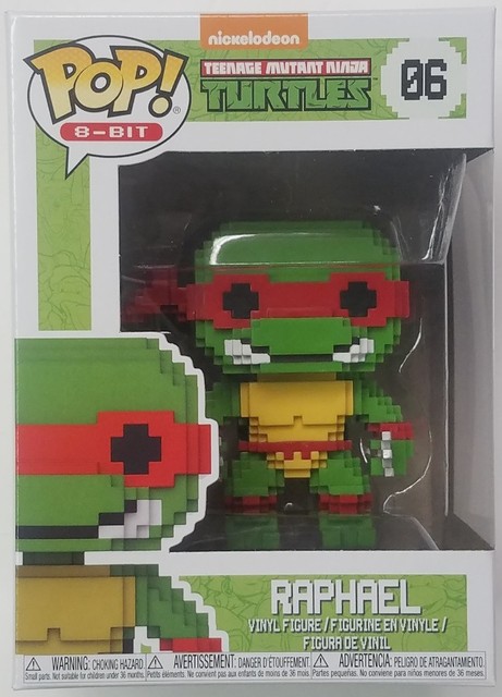 Funko Pop 8-Bit Raphael #06 TMNT Teenage Mutant Ninja Turtles Vinyl Figure | eBay