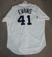 NWT Vtg Darrell Evans Detroit Tigers Russell AUTHENTIC Autographed Jersey Sz 48