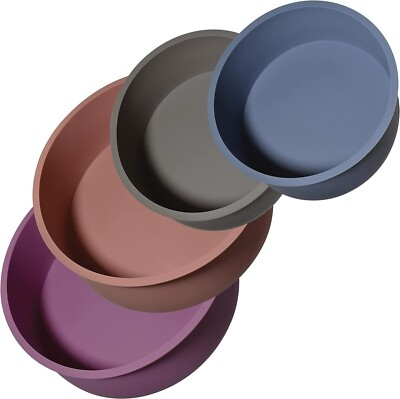 #ad #ad Round Silicone Cake Pans Set of 4 Non Stick Mold for Baking 6quot; x2pcs 8quot; x2pc $18.99