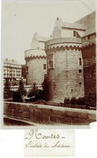 FRANCE Loire-Atlantique, 1903. NANTES, the entrance to the castle