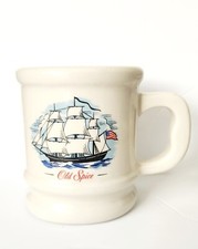 Vintage Old Spice Heavy Shaving Mug The Grand Turk 4 Inches Tall Cup Shave