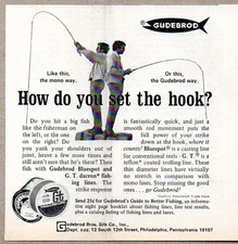 1973 Print Ad Gudebrod Fishing Lines Bluespot & GT Dacron Philadelphia,PA