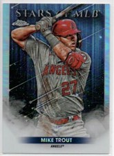 2022 Topps Series 1 STARS of the GAME CHROME #1 Mike Trout LOS ANGELES ANGELS 46