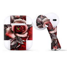 Skins Wraps compatible for Apple Airpods Beautful Rose Design