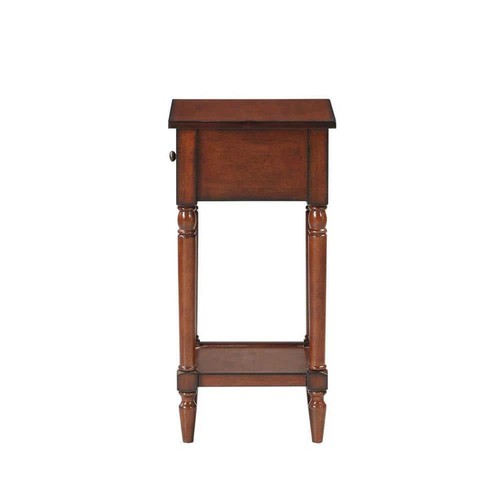 Convenience Concepts Living Room Accent Table 28" x 14" x 14" Wood Mahogany - Picture 2 of 6