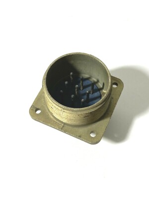~AMPHENOL G1-2 9 PIN MALE CIRCULAR MILITARY CONNECTOR