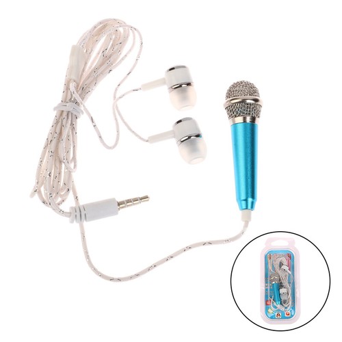 3.5mm Karaoke Mic Earphone Mini Stereo Headphone In-Ear Headset Singing Artifact - Afbeelding 18 van 18