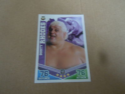 Attax Mayen 2010 Violet Slam Catch Card - Dusty Rhodes