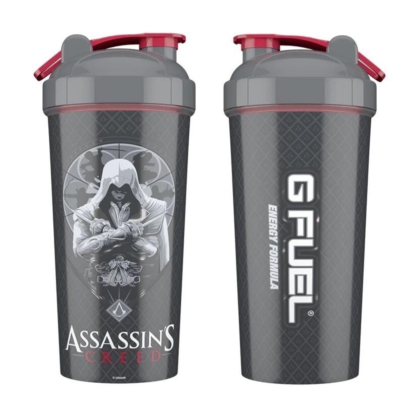 G Fuel Assassin's Creed Hidden Blade Collector's Shaker Cup 24 oz Sport  Bottle