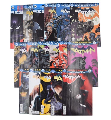 Batman Rebirth (2016) #1, 1-14 Lot Of 17 Comic Books Annual #1 Batman Beyond #1