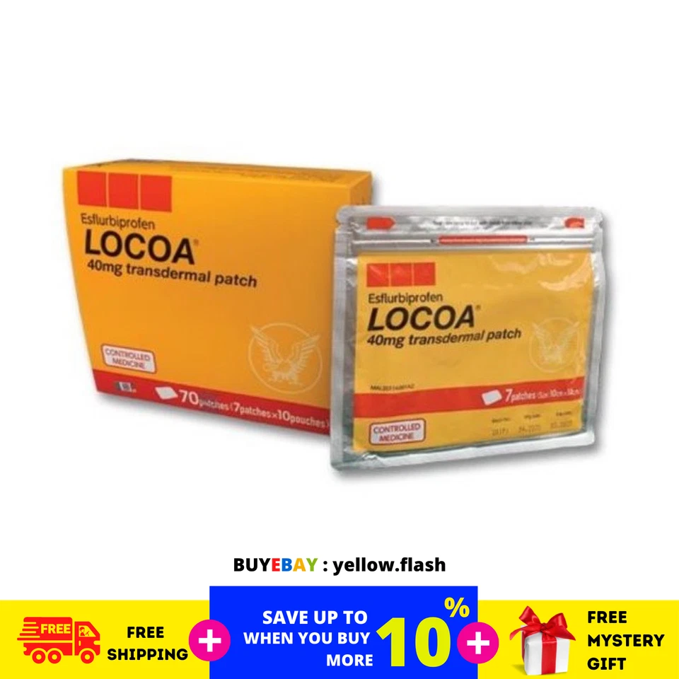 Patch Locoa Transdermal | 7 patches/pack FREE SHIPPING
