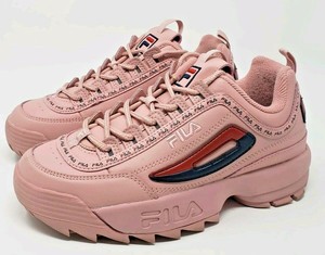 fila disruptor rosa mujer