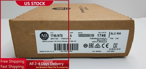 New Allen Bradley 1746-NT8 /A SLC 500 Thermocouple/mV Input Module