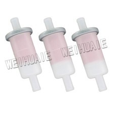 3x 3/8" Fuel Filter For Honda Shadow ACE Aero Spirit 750 1100 Motorcycle Series