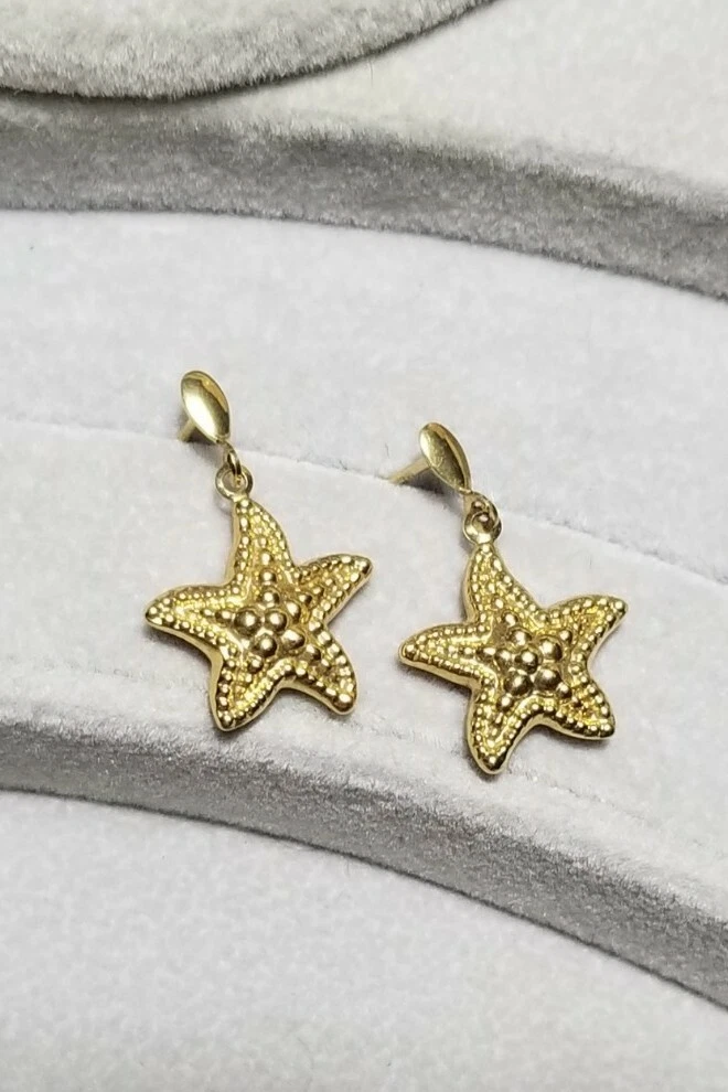 Ross simon gold earrings deals