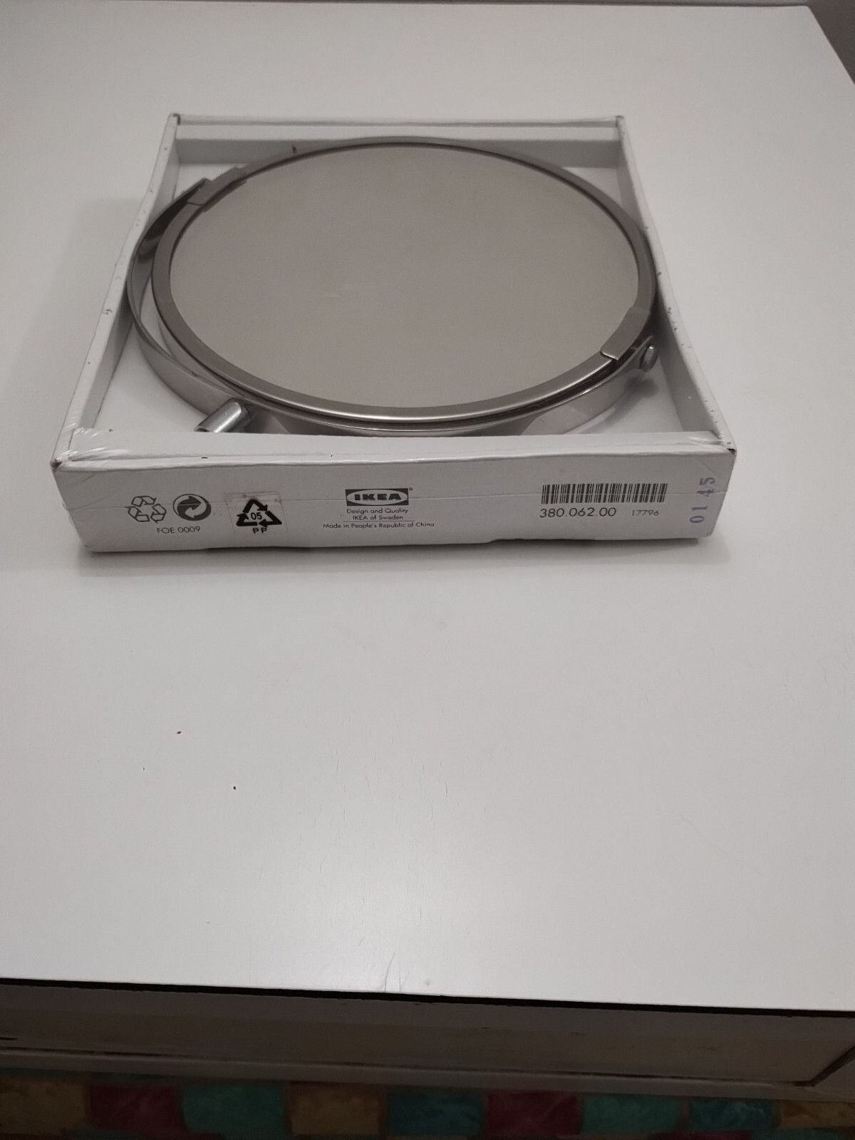 IKEA FRACK Mirror Extendable Magnifying Makeup Shaving Wall Mount 380.062.00 eBay