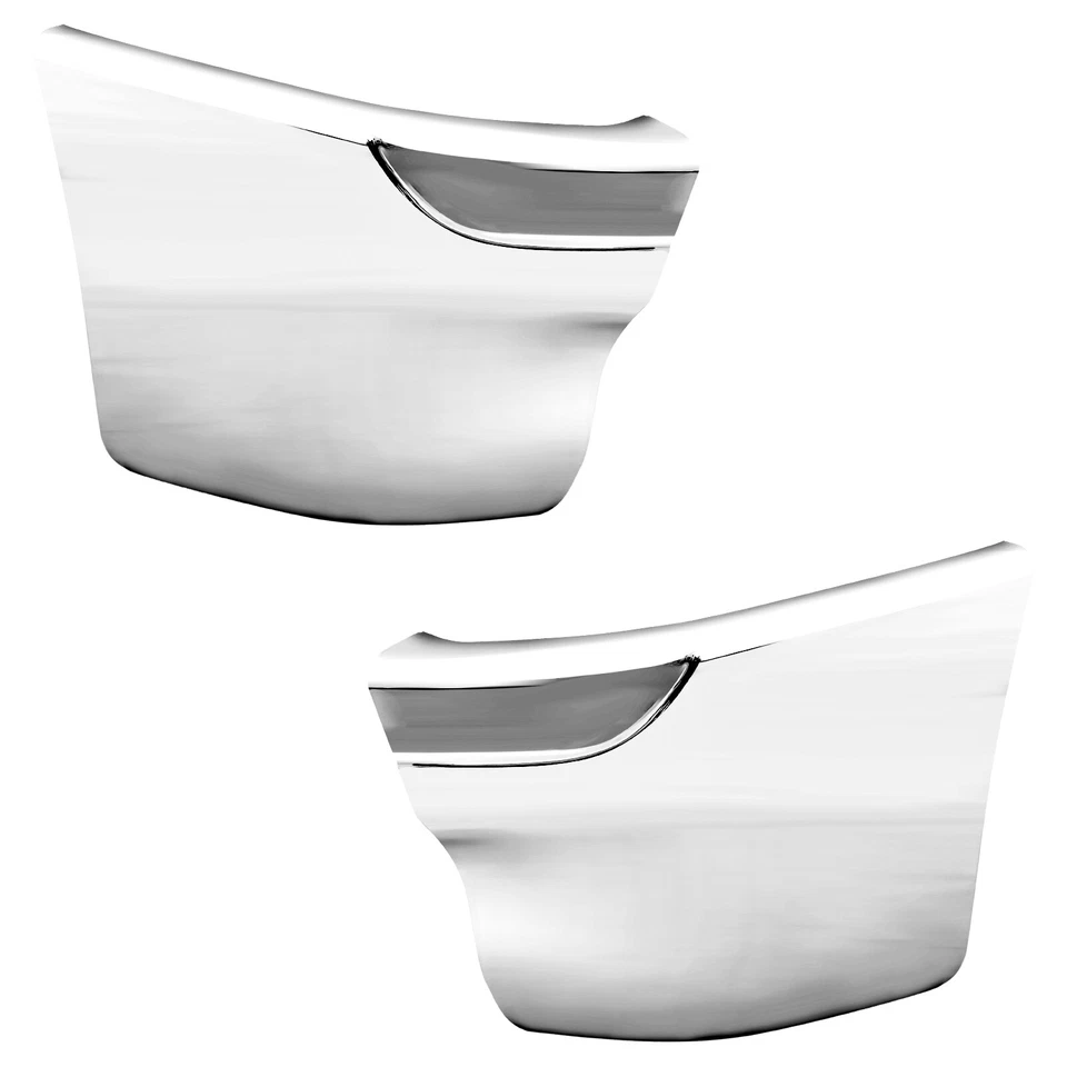 Steel Bumper End Chrome Fit For Freightliner Columbia 1997-2014 right& left Side Foto 3 de 4