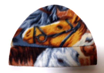 #ad #ad HORSE POLAR FLEECE BEANIE SKULL CAP WINTER HAT h88cr $16.29