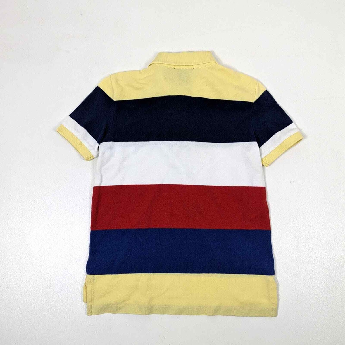Vtg Polo Ralph Lauren Shirt Boys Sz 7 Colorblock Stripe Vtg Polo Ralph Lauren Shirt Boys Sz 7 Colorblock Stripe