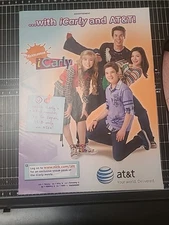Nickelodeon ICarly Igo To Japan Print Ad 2008 8x11 Vintage Promo 