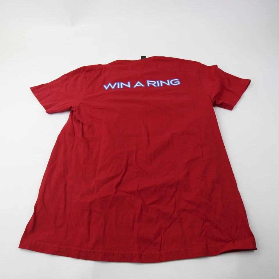 Philadelphia Phillies Gildan Softstyle Short Sleeve Shirt Men's Red Used - Image 3 of 3