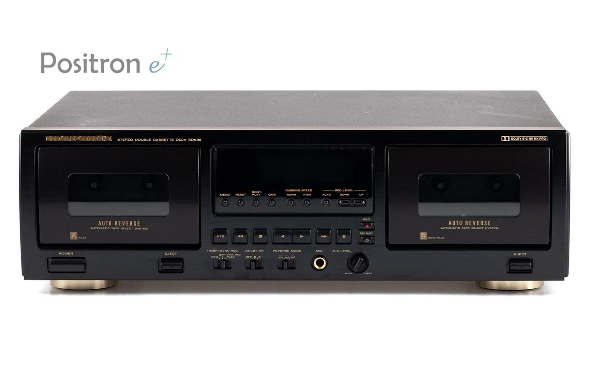 Platine Cassette Marantz SD1002 - Lecteur Enregistreur Audio Vintage Argent