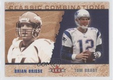 2002 Fleer Tradition Classic Combinations /2000 Brian Griese Tom Brady #7CC g2x