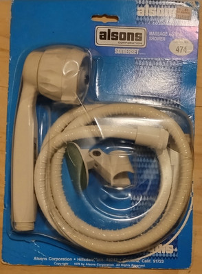 vintage Alsons Corporation ''Somerset Series'' massage action shower kit