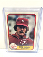 1981 #5 Mike Schmidt Philadelphia Phillies Baseball Card nm/mt