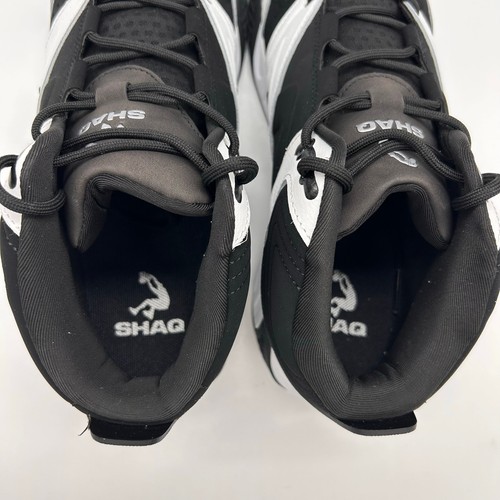 Shaq Devastator Shaquille O'Neal Mid Athletic Sneaker Shoes Black White Men 11 - Picture 5 of 7