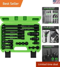 Professional Grade Chrome-Vanadium Socket Extension Set - 18 Pieces Collection