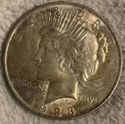 1923 PEACE SILVER DOLLAR