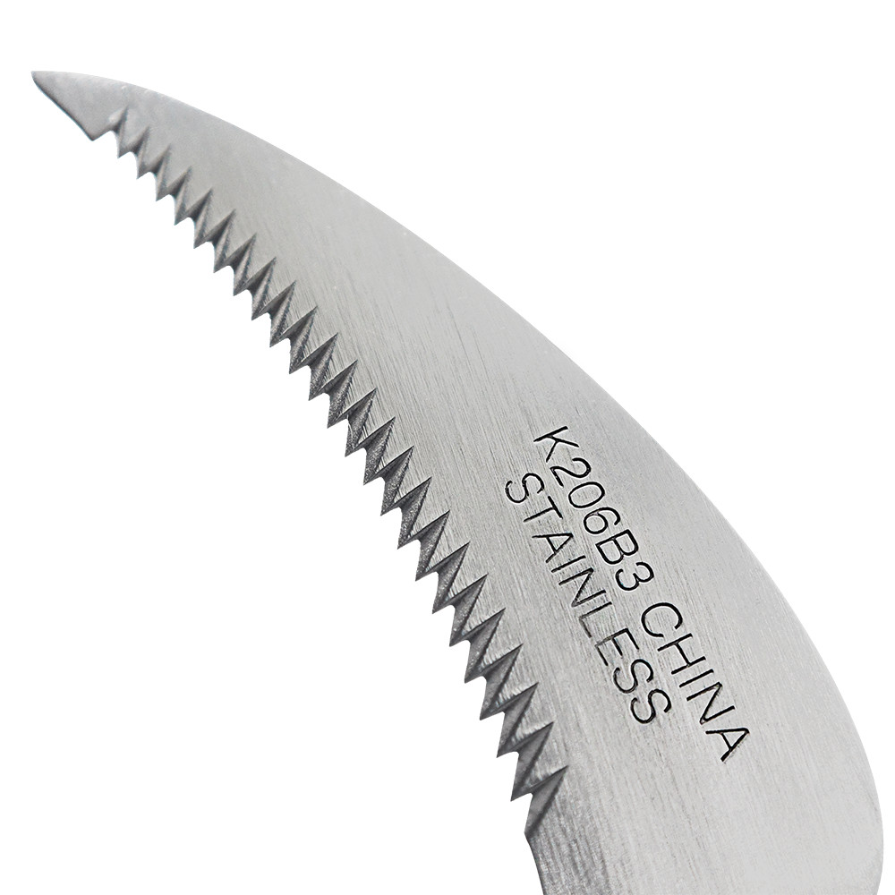 Zenport K206B3 Serrated Weeding Sickle, Wood Handle, 4.3 Inch Blade - 3 Pack