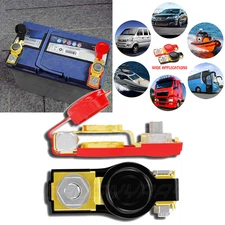 Car Battery Terminal Connectors 2pc Quick Release Disconnect Positive Negative