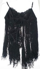 Elegant Moments Babydoll w/ G-String Black O/S 5145 New One Size